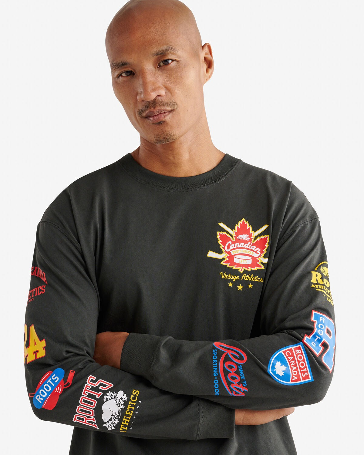 Mens Hockey Long Sleeve T-Shirt