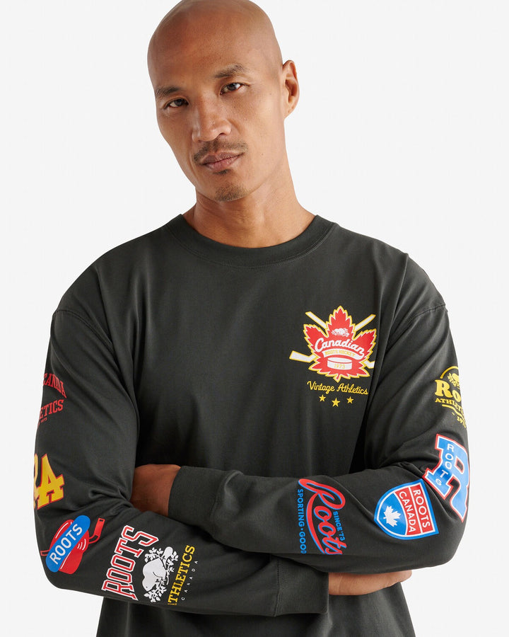 Mens Hockey Long Sleeve T-Shirt